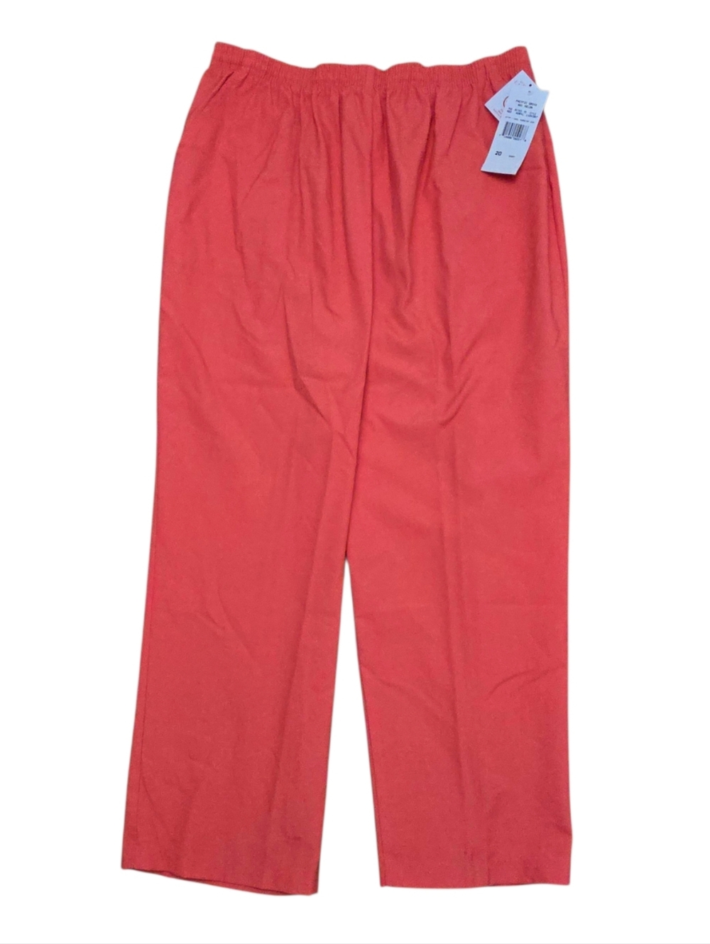 NWT Koret Francisca sz 20 Short Melon Salmon Pink Orange Pants High Rise VTG 90s - Picture 2 of 10